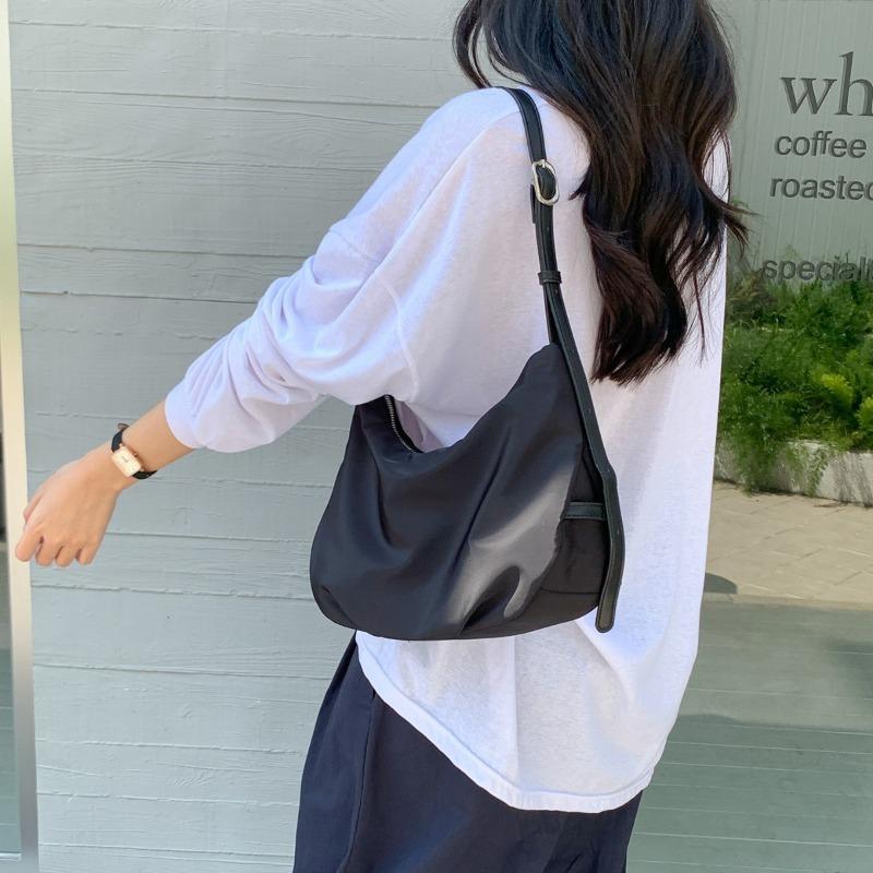 Leopard print bag trend large capacity soft surface commuter women's bag fashion new nylon shoulder bag women