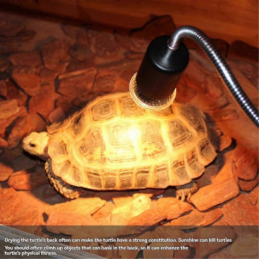 5 Piezas Bombilla de Calentamiento para Reptiles UVA+UVB Bombillas de Luz UV para Tomar el Sol 50W 25-26