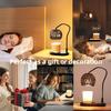 Candle Warmer Lamp with Timer, 4-Level Dimming, Black, for Aromatherapy Candles, Includes 2 Bulbs, Perfect Gift