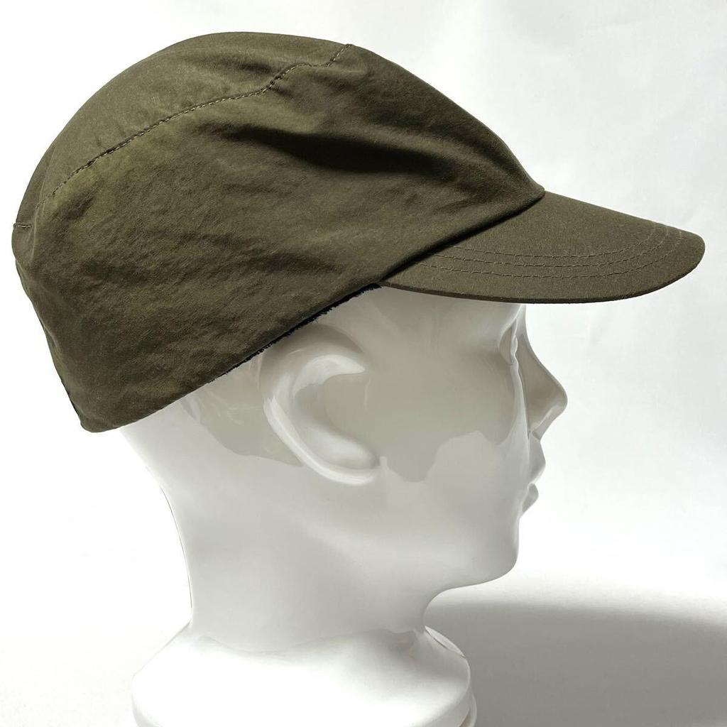 Used [Super Good Condition] THE NORTH FACE UV Care Back Logo Embroidery Lightweight Nylon Work Cap Khaki Unisex Size M 56-58cm