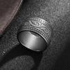 Celtic Triangle Knot Cast Titanium Steel Ring European and American Men's Jewelry Ring