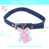 Pink Rabbit Choker Rabbit Collar Necklace Collarbone Chain Necklace Fashion Short Necklace Suitable for Any Occasion