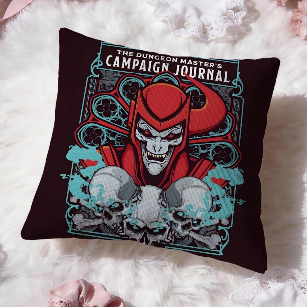 Game D-Dungeons & DragonsS Cushion Cover Premium Comfort Reversible Pillow Cove -Two in One Design for Any Room & Car Interior