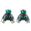 ABS Garden Hose Splitter 2 Way Y-shaped Alloy For Garden Watering Systems Connector For Garden