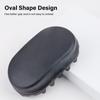 Black Color Curling Hair Brush Big Small Holes Afro Hair Brush For Salon Dreadlocks Comb  Home Use