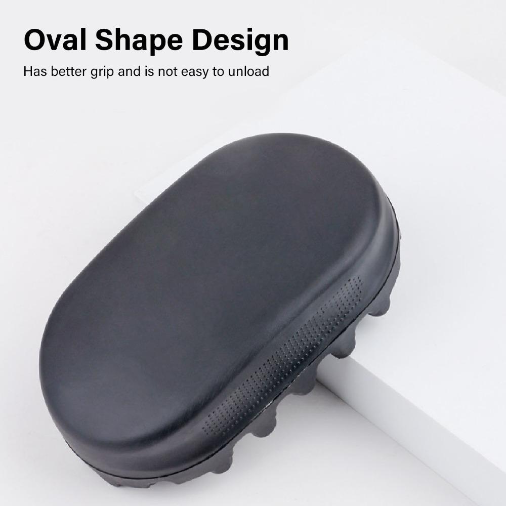 Black Color Curling Hair Brush Big Small Holes Afro Hair Brush For Salon Dreadlocks Comb Home Use