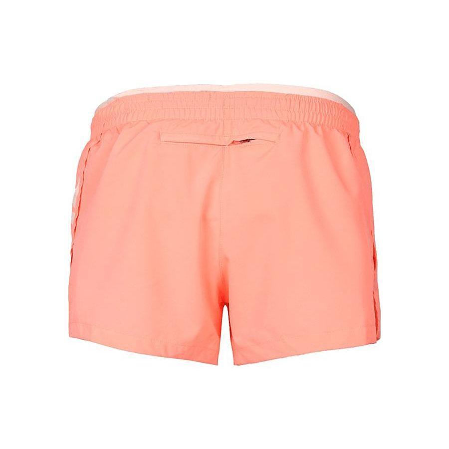 Nike Letter Print Breathable Sports Shorts With Back Zipper Pocket Women Shorts Orange Pink AH6089-827