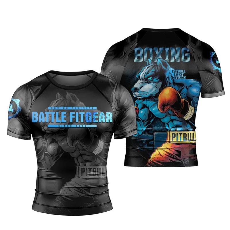 Y2K Compression Shirt Men Fitness Gym Animal Sport Running T-Shirt Tops Tee Short Sleeve T-Shirt 2026
