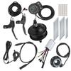 36V 250W Hub Motor EBike Conversion Kit with KT900S Display Meter for 700C 12G Wheel(Rear Freewheel Motor )