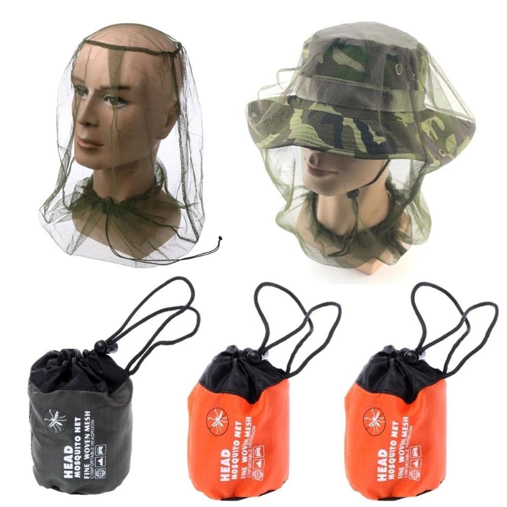 

Breathable Head Mosquito Net Bee Proof Mesh Fishing Hat Anti Insect Hat Camping Hiking