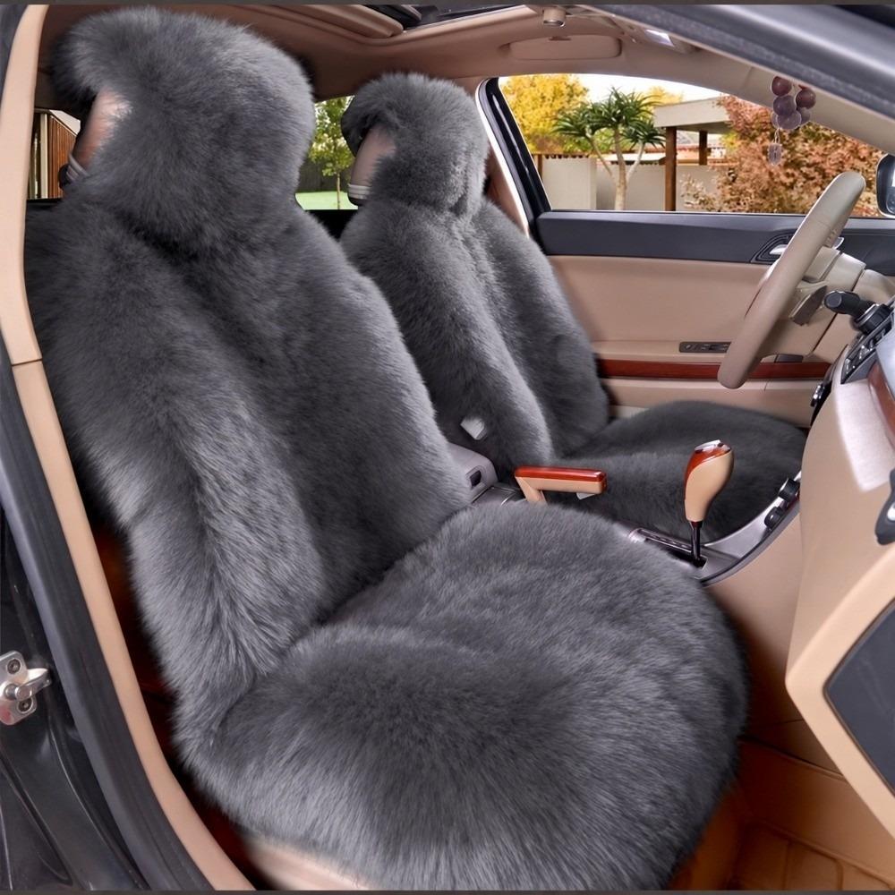 Soft Faux Fur Car Seat Cover Thickened Seat Protective Cushion Car Seat Cushion Car Front Seat