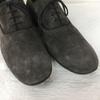 LLOYD SANCHEZ Made In Germany Suede Leather Plain Toe Shoes Dark Brown Size 7 40.5(USED)