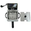 220V Haushalt 2L Multifunktions Elektrischer Frittierkorb Edelstahl Grillofen Hähnchen Pommes Frites Einzelzylinder