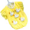 Medium Dog Pet Cat Duck Cute Top Traction Dog Cat Supplies Teddy Bigbear Corgi Dog Clothes