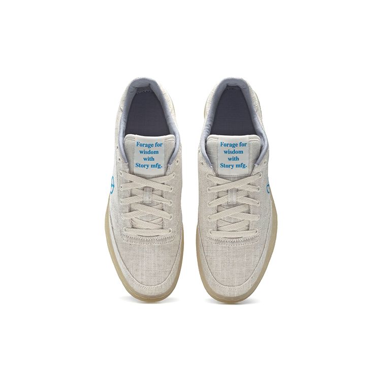 Story Mfg. X Reebok Club C 85 Non-Dyed Unisex Sneakers Cream Washed-Yellow GZ8543
