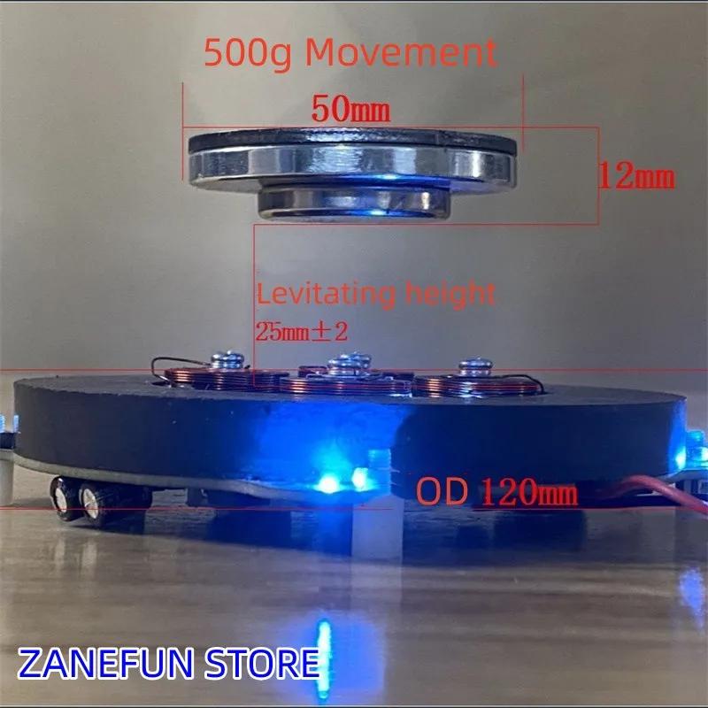 Magnetic Levitation and Rotation Display Stand for Figures Jewelry Weight-bearing 350g Base with Light Office Home Decor Gifts