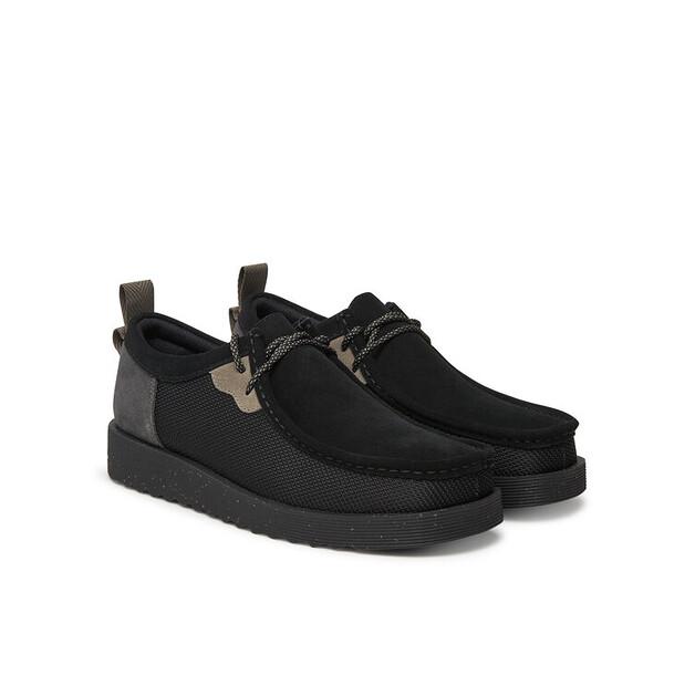 Полуботинки Clarks Wallabee 26181387 чёрный
