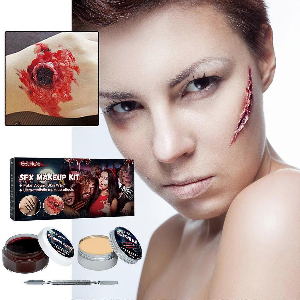 Festival Skin Wax Plasma Makeup Set Makeup Horror Party Makeup Props