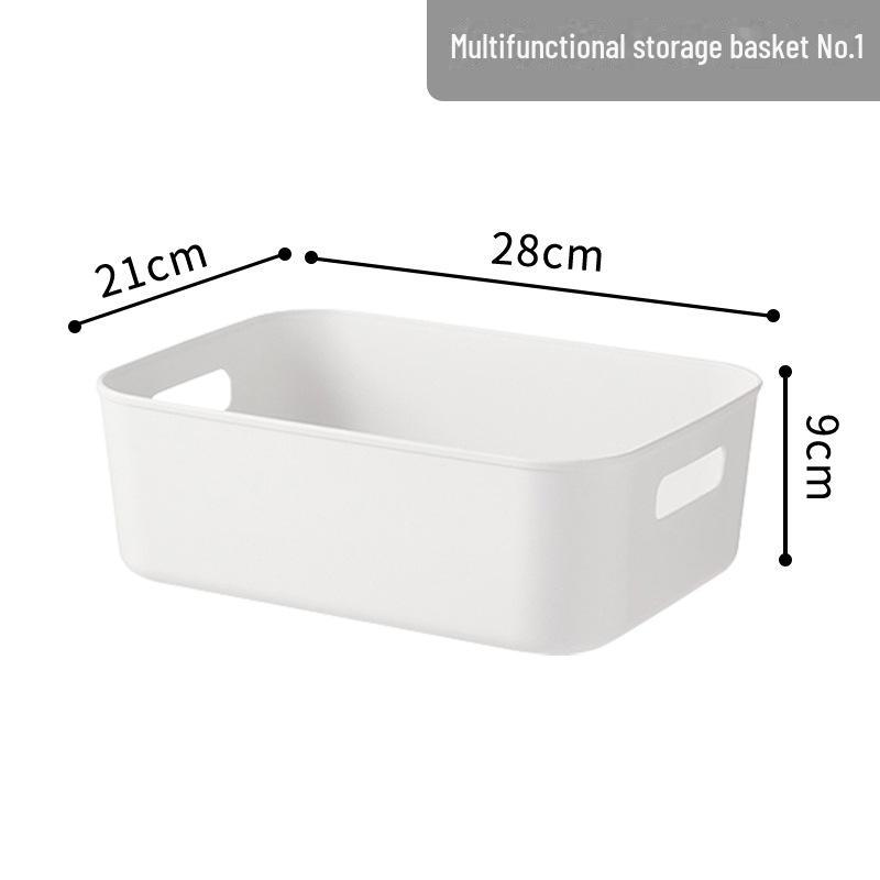 Plastic Storage Box with Lid - Ideal for Clothes, Snacks, and Sundries