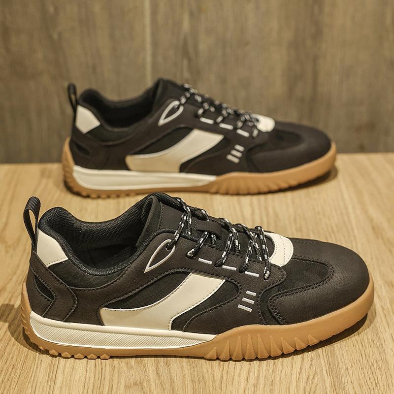 New autumn casual board shoes black Forrest Gump sports retro t-head German training shoes