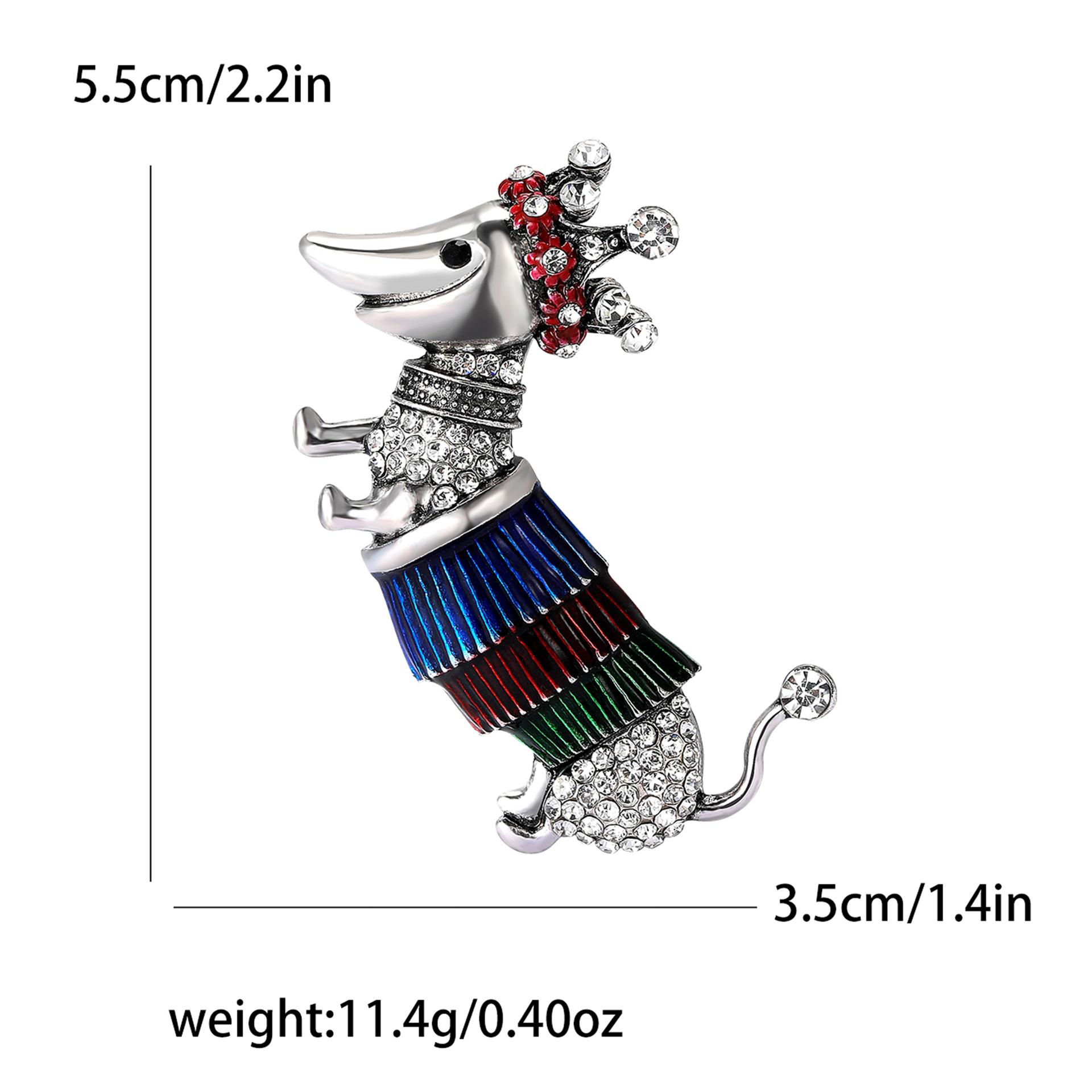 

Модная креативная эмалевая корона такса брошь личность универсальная мужская и женская одежда корсаж украшение булавка
