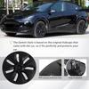 For Model Y Hubcaps 19 Inch Wheel Covers 19''  Wheel Hub Caps Gemini Kit Fit Model Y Accessories 2024-2021 4 Pcs Rim Protector