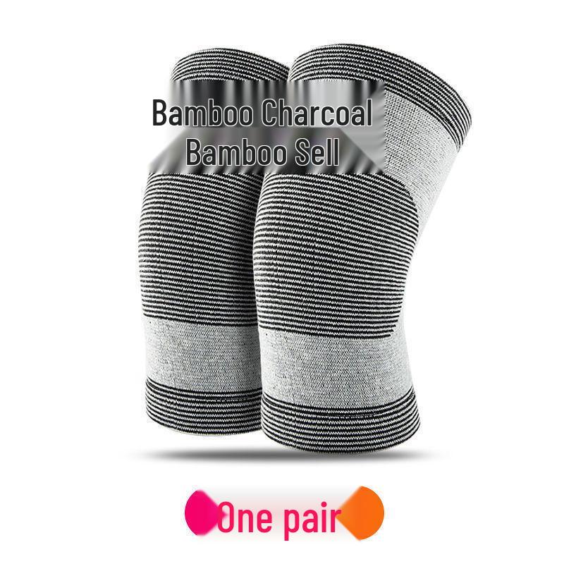Bamboo Charcoal Knee Pads - Breathable, Warm, Velvet-Lined Support for Men  Women - Four-Season Joint Protection