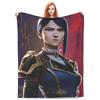 Arcane Caitlyn Game Flannel Blankets Warm Soft Throw Blanket for Living Room Picnic Fashion Bedspread Sofa Bed Cover