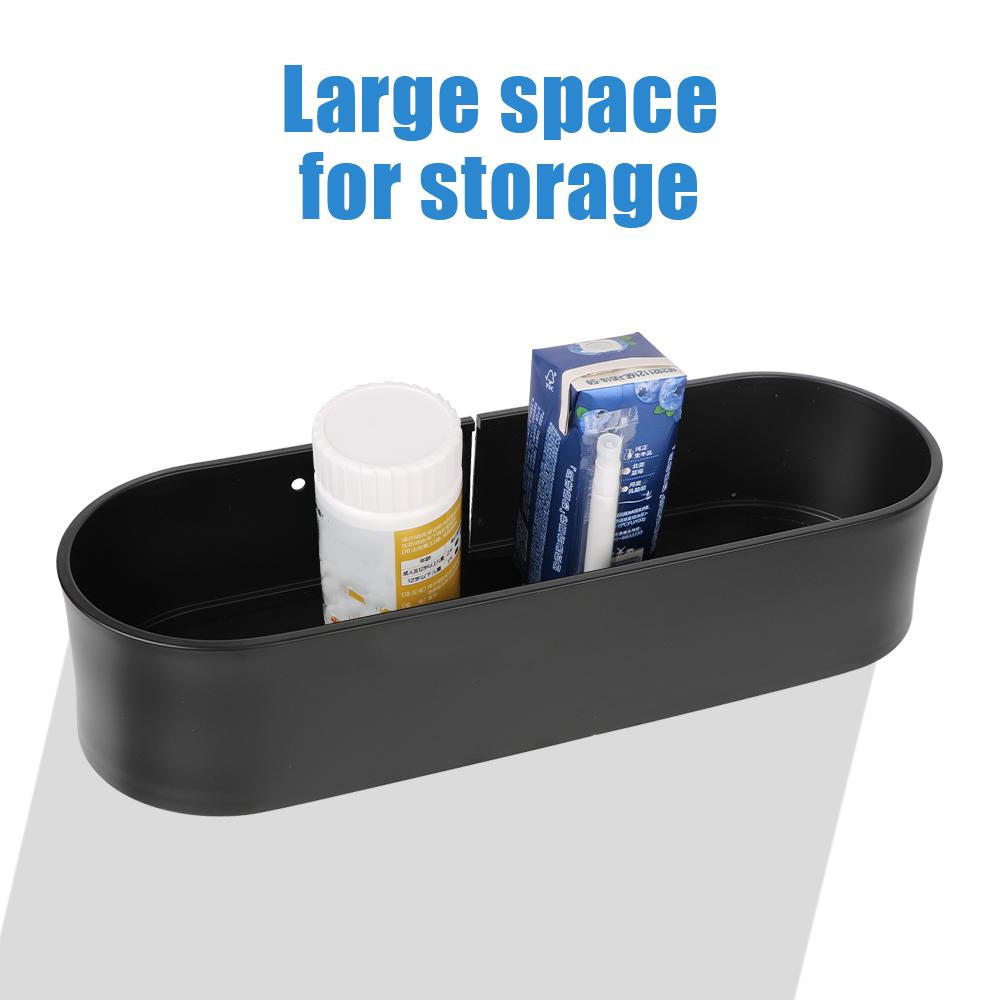 Shower Storage Basket Bath Towel Holder Wall Mounted Shelves Kitchen Organizer No-Drill Bathroom Shelf Rack Black