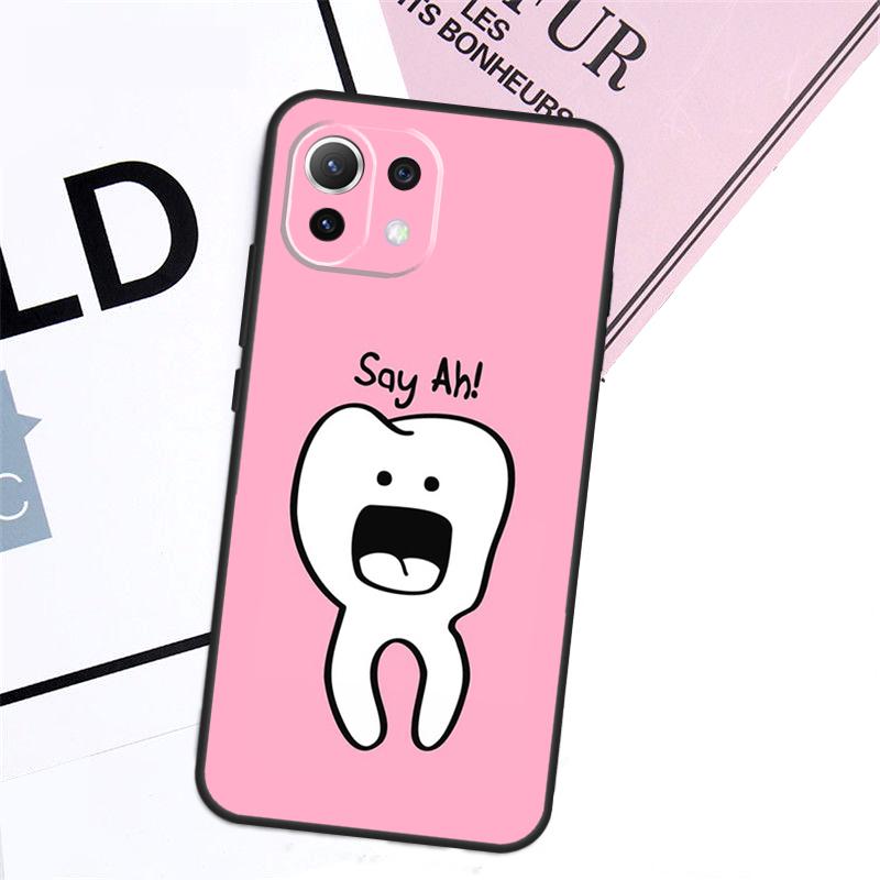 Dentist Tooth Case For Xiaomi 17 Ultra 14 15 13T 14T 15T Pro POCO F8 Ultra X3 X5 X6 F5 F6 F7 X7 Pro Cover