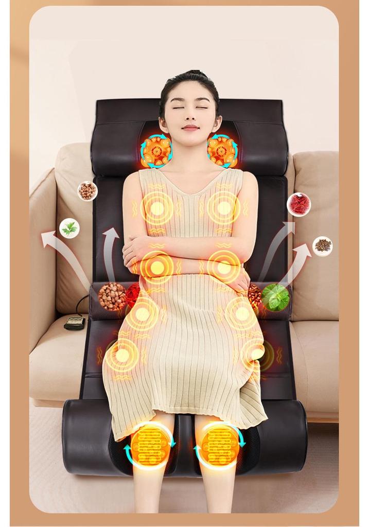 Cervical Spine Massage Cushion: Full-Body Multi-Functional Kneading Massager for Back & Waist - Electric Massage Pillow