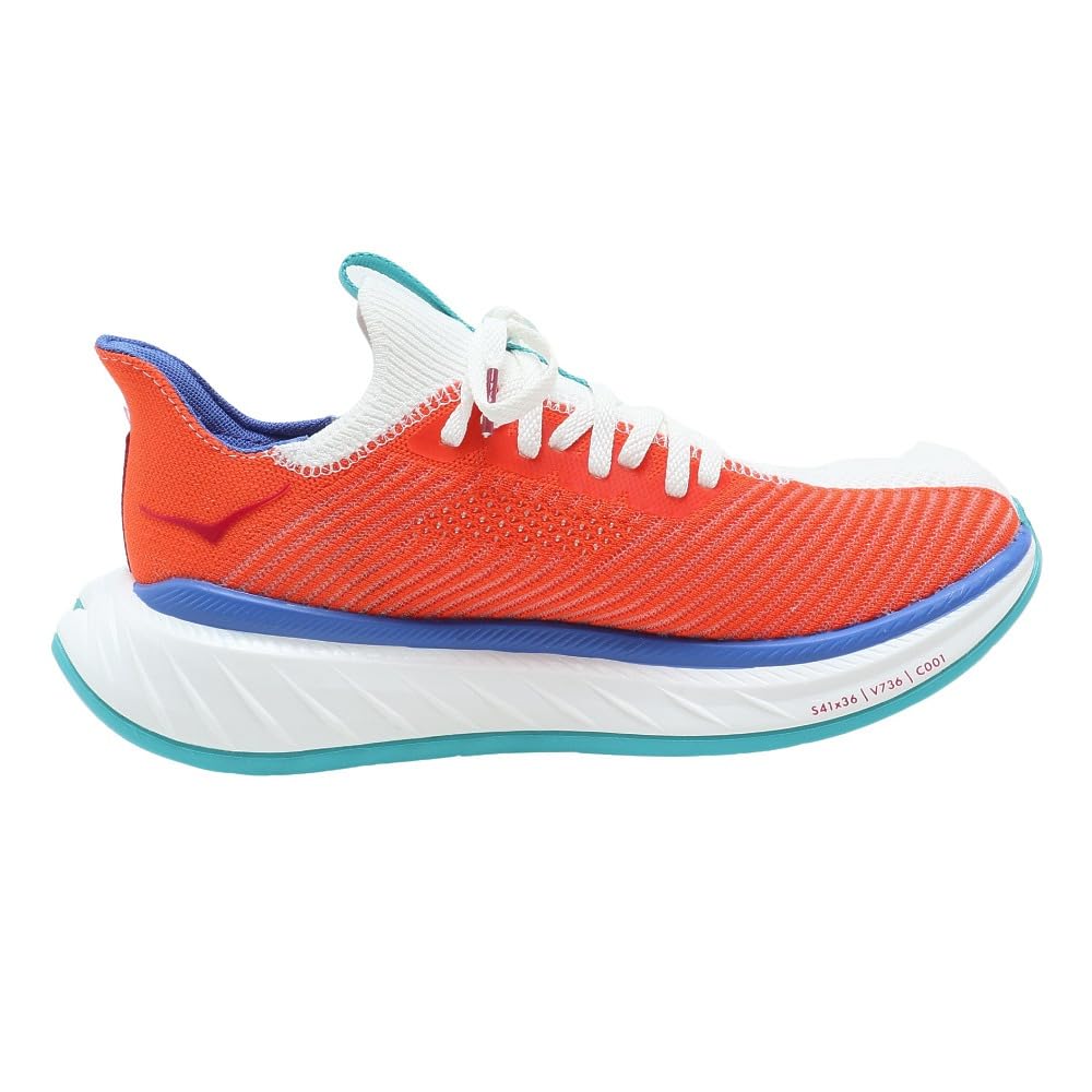 HOKA ONE ONE M CARBON X 3 HVIT/FLAMME 26.5CM
