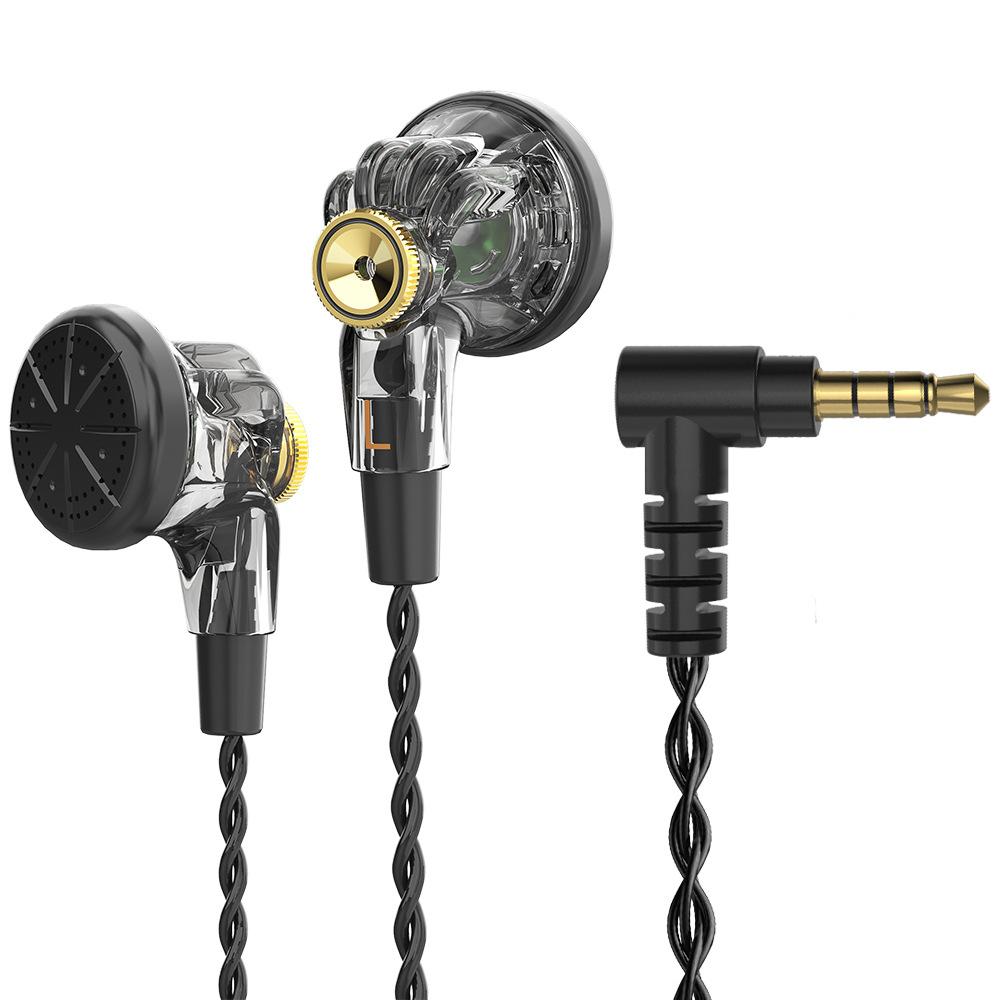 PT03 Wired Music Headphones, Flat Head Earbuds, Computer Mobile Phone, Universal HiFi