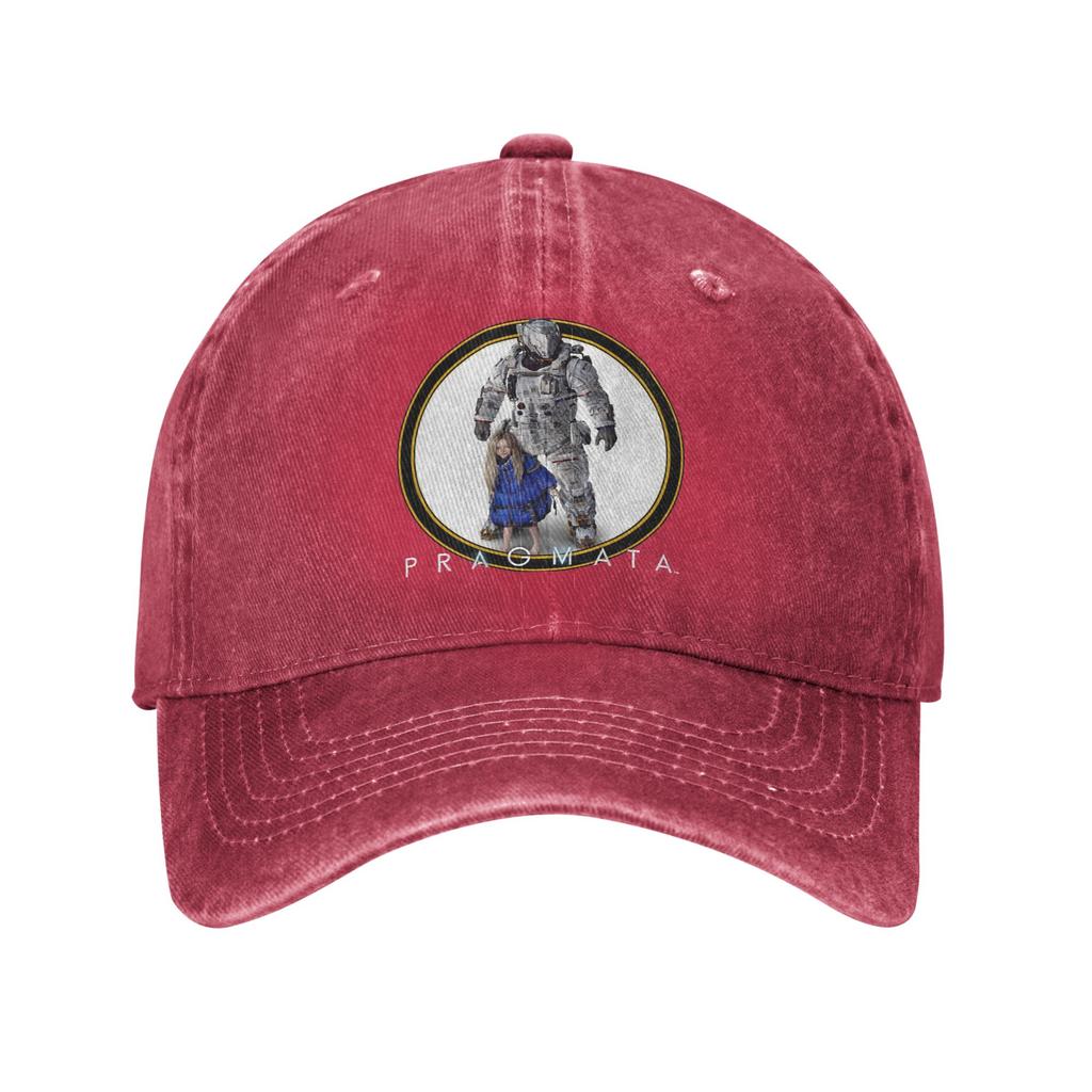 Vintage Pragmata Baseball Caps Unisex Women Distressed Denim Snapback Hat Outdoor All Seasons Travel Adjustable Fit Hats Cap