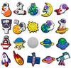 1-20pcs New Astronaut Series Shoe Charms Set for Clogs Bogg Bag Bubble Slides Sandals PVC Shoe Decorations Beach Bag Accessories