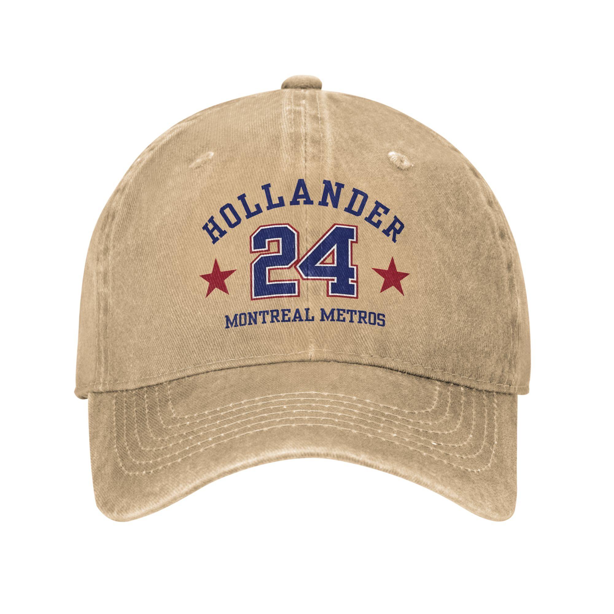 

Vintage Hollanov numbers 24 Heated Rivalry Baseball Caps Unisex Distressed Washed Snapback Cap Outdoor Workouts Gift Hats Cap One Size