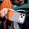 iPhone 17 Pro Max Leather Magnetic Anti-Fall Case with Color Splicing
