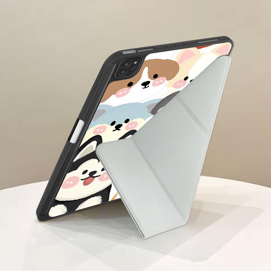 Tablet Case For iPad Mini 6 7 Pro 11th 10th 9th 8th 7th 12.9inch Pro 2025 Air 4 5 M3 M2 1 2 M4 11inch Holder Cover Many Dogs