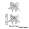 2 Pack Christmas Tree Bows, Decorations, Wreath, for Living Room, Holiday,