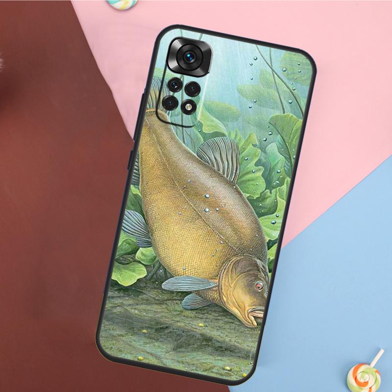 Carps Fish Fishing Cover For Xiaomi Redmi Note 14 13 12 9 10 11 Pro 9S 10S 11S 12S Redmi 14C 10C 12C 13C Case