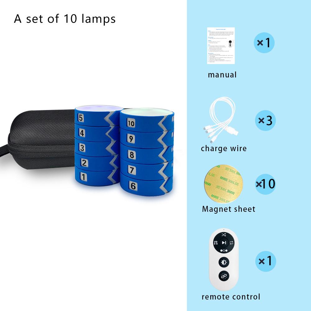 Reakcja na zwinność trening światła, trening sprawności fizycznej dzieci, pilot zdalnego sterowania do sterowania pracą światła