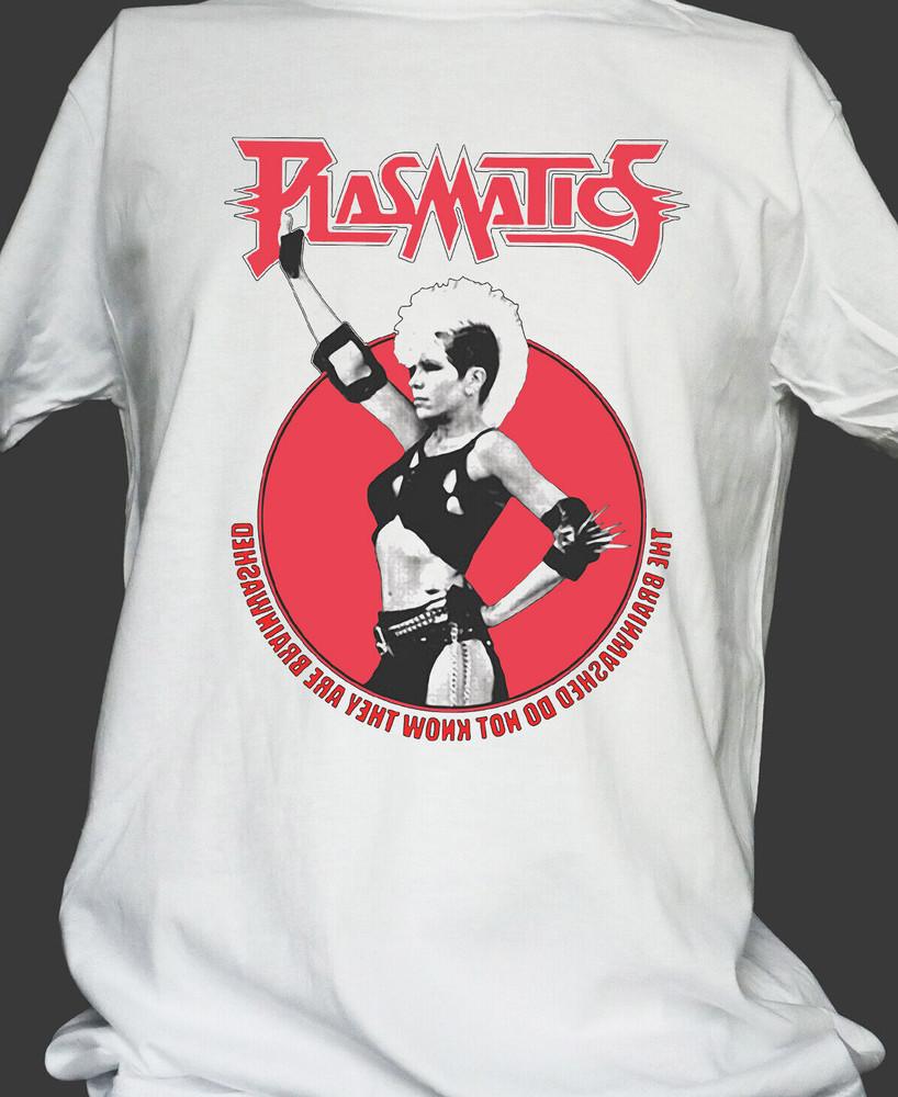 Plasmatics band Punk Rock T-shirt white Cotton Unisex All sizes Unisex T-Shirt XL