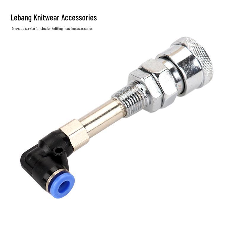 Large & Small Circular Knitting Machine Accessories: Pneumatic Air Hose & Dust Removal Spring Fittings, Single-Bed Machine Lebang Parts