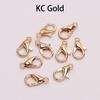 50pcs/lot Gold Lobster Clasp Hooks Connector For DIY Necklace Bracelet Chain Jewelry Making Findings Accessory Supplies