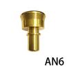 AN4 AN6 AN8 AN10 AN12 Quick Release Fittings Adapters Stopper Plug Male Push In Straight Aluminum Universal Gold Hose End Cover