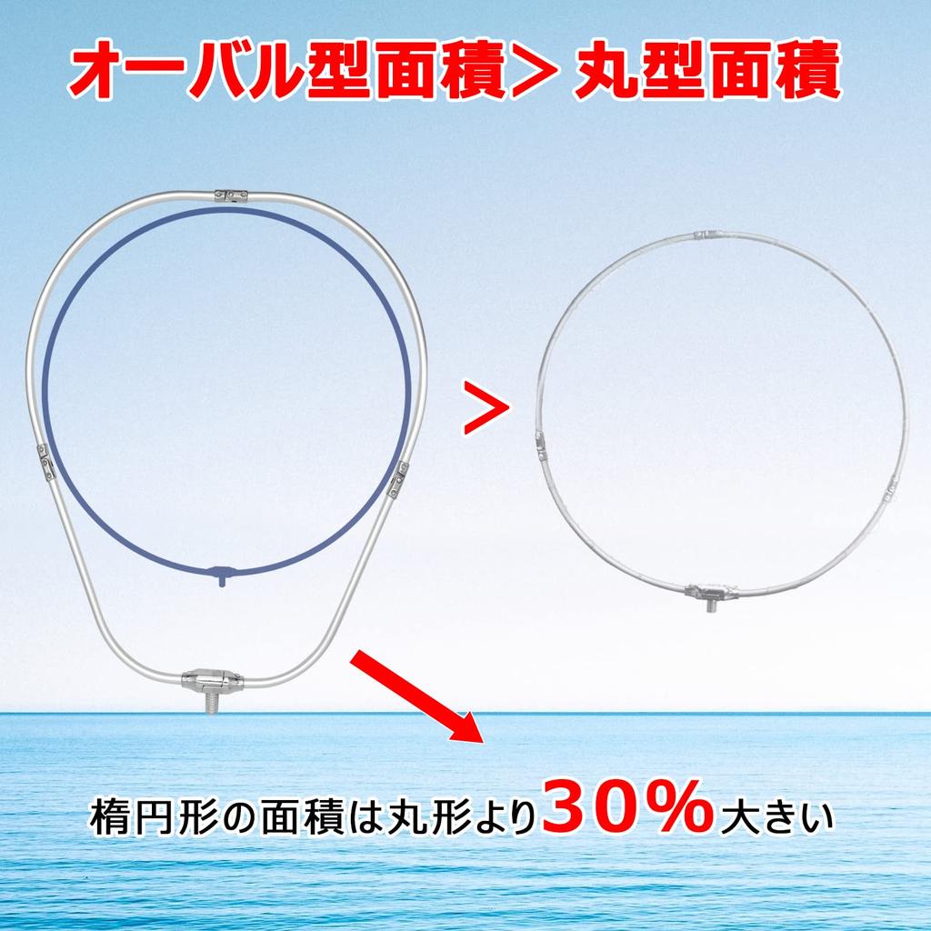 SANLIKE Landing Carbon 60x48cm Oval Suitable for Freshwater and Saltwater 500mm Net, 99% Fiber, Stretchable, 9-Level Adjustment, 4-Fold, Frame, 5m,