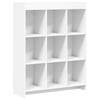Bookshelf White 87.5 X 30 X 111 Cm Engineered Wood