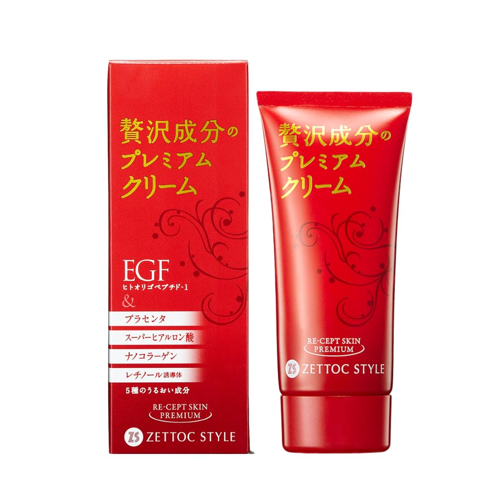 

Recept Skin Premium EGF Placenta Super Hyaluronic Acid Nano Collagen Retinol Affordable Developed Cream [Official] In-House