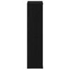 Bookshelf Black Oak Effect 50 x 25 x 104 cm Engineered Wood