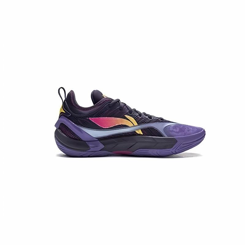 Li-Ning BadFive Guerrilla 2 SUPER Mens Low Top Outdoor Basketball Shoes Purple ABFW001-4